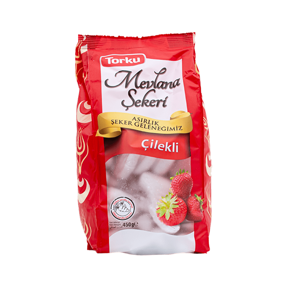 Torku Mevlana Şekeri 450 Gr Çilekli