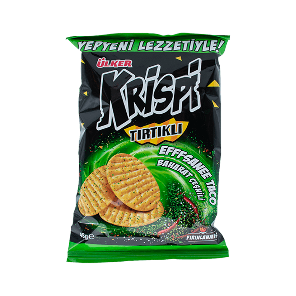 Krispi Tırtıklı Kraker 48 Gr Baharatlı