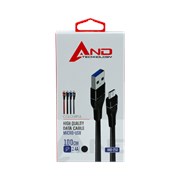 And Micro Usb Şarj Kablo Renkli 2.4A 100 Cm And-250
