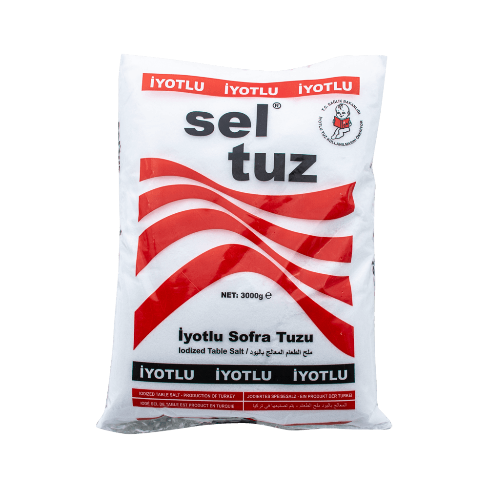 Sel Tuz 3 Kg İyotlu Sofra Tuzu