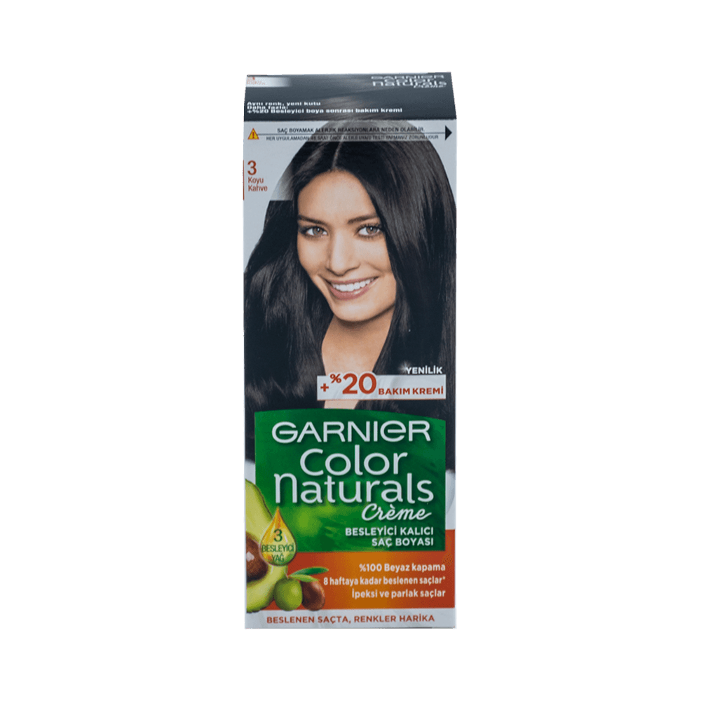 Garnier Color Naturals 3 Koyu Kahve Saç Boyası