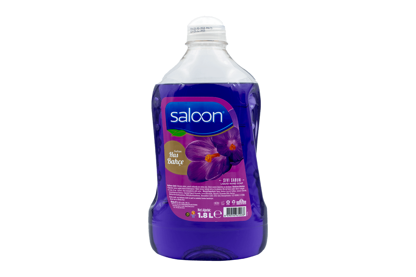 Saloon Sıvı Sabun 1.8 Lt. Sultan Has Bahçe