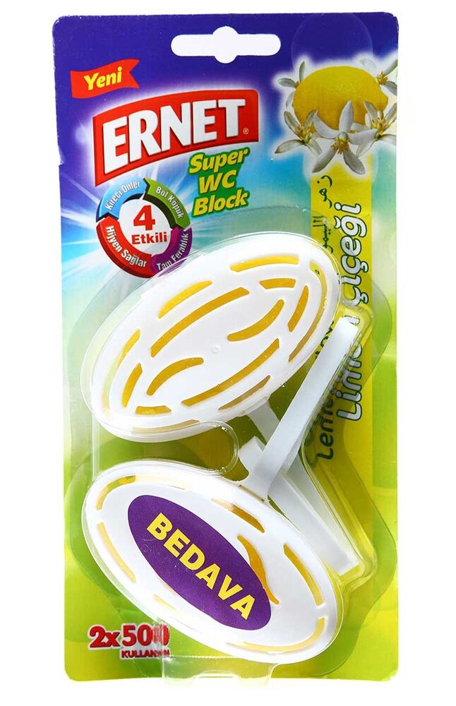 Ernet Klozet Bloğu 2X40 Gr Limon