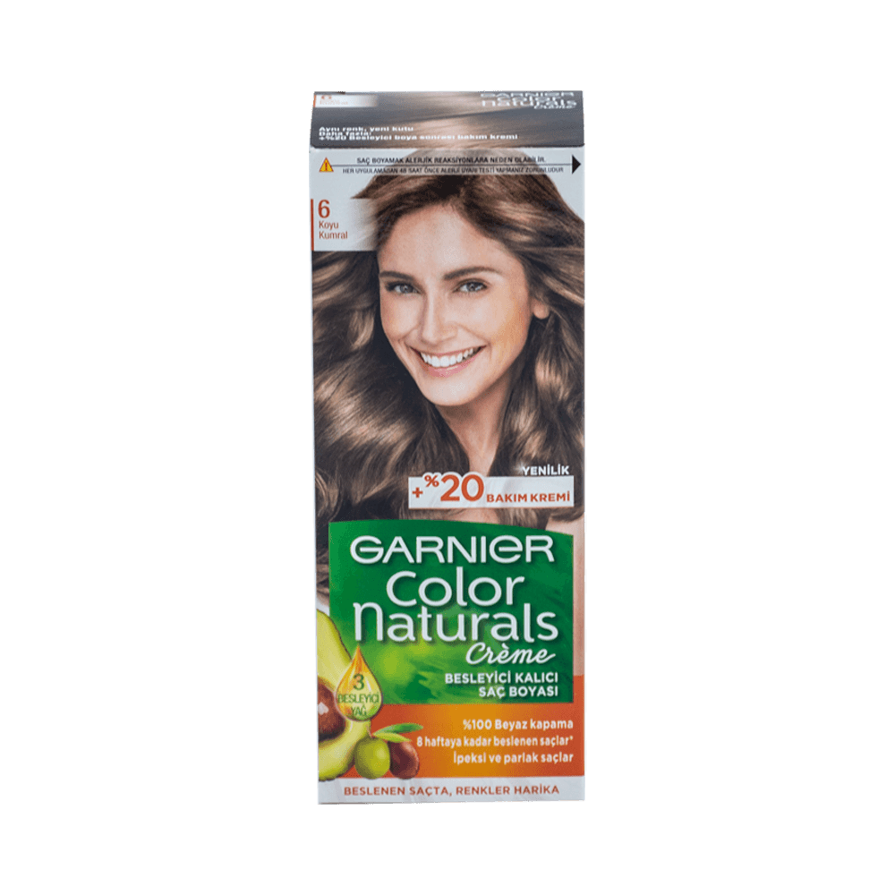 Garnier Color Naturals 6 Koyu Kumral Saç Boyası