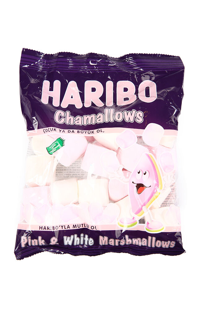 Haribo 150 Gr Pembe Beyaz Silindir Chamallows