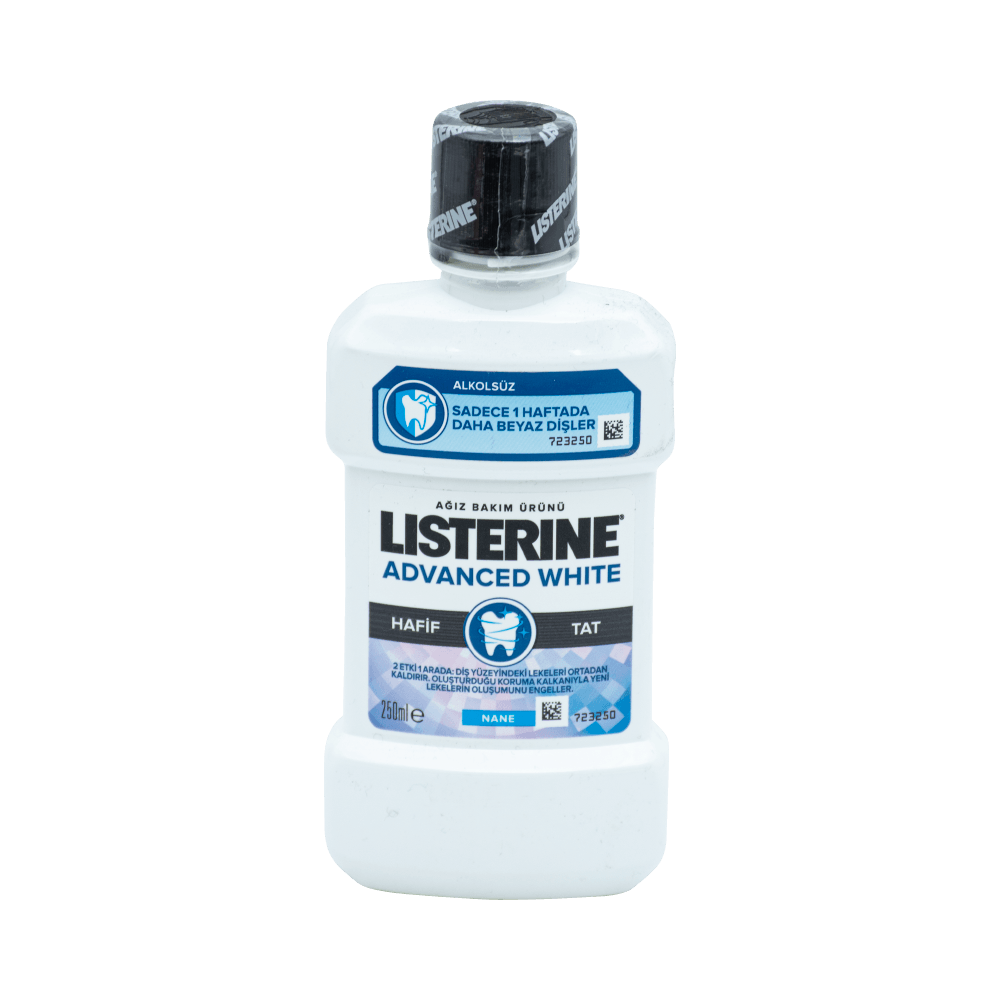 Listerine 250 Ml Advanced White Hafif Tat Nane Aromalı