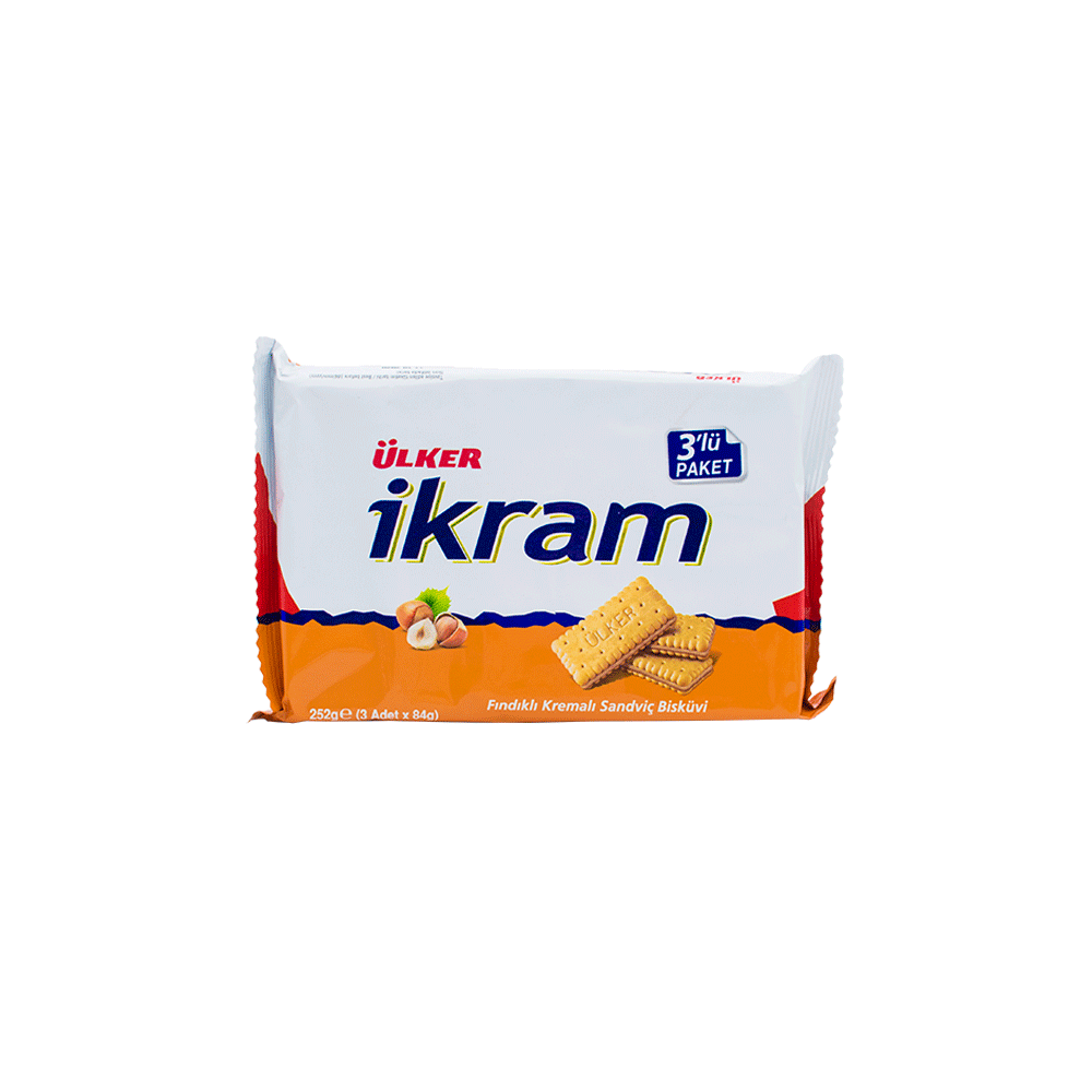 İkram 3x84 Gr Fındıklı Kremalı Sandviç