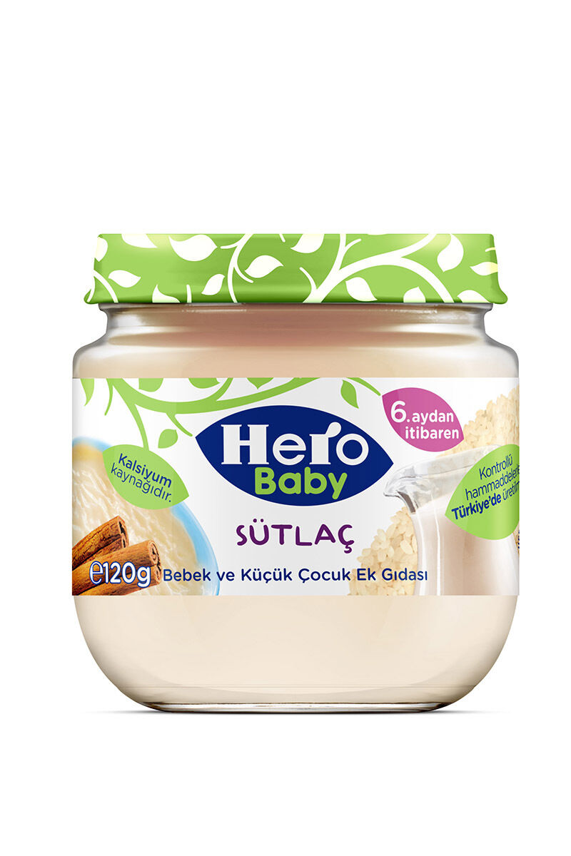 Hero Baby Kavanoz 120 Gr Sütlaç