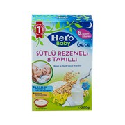 Hero Baby Sütlü 200 Gr Rezeneli 8 Tahıllı Gece