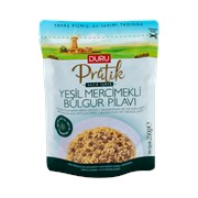 Duru Pratik Hazır Yemek 250 Gr Yeşil Mercimekli Bulgur Pilavı