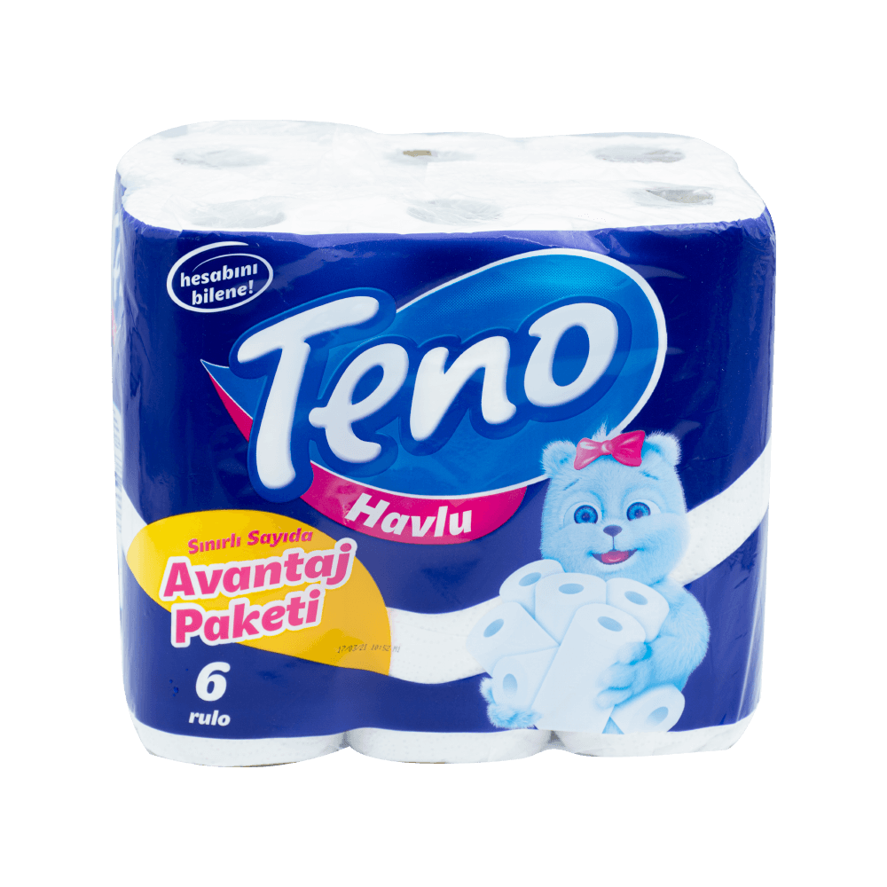 Teno Havlu 6 lı Avantaj Paket