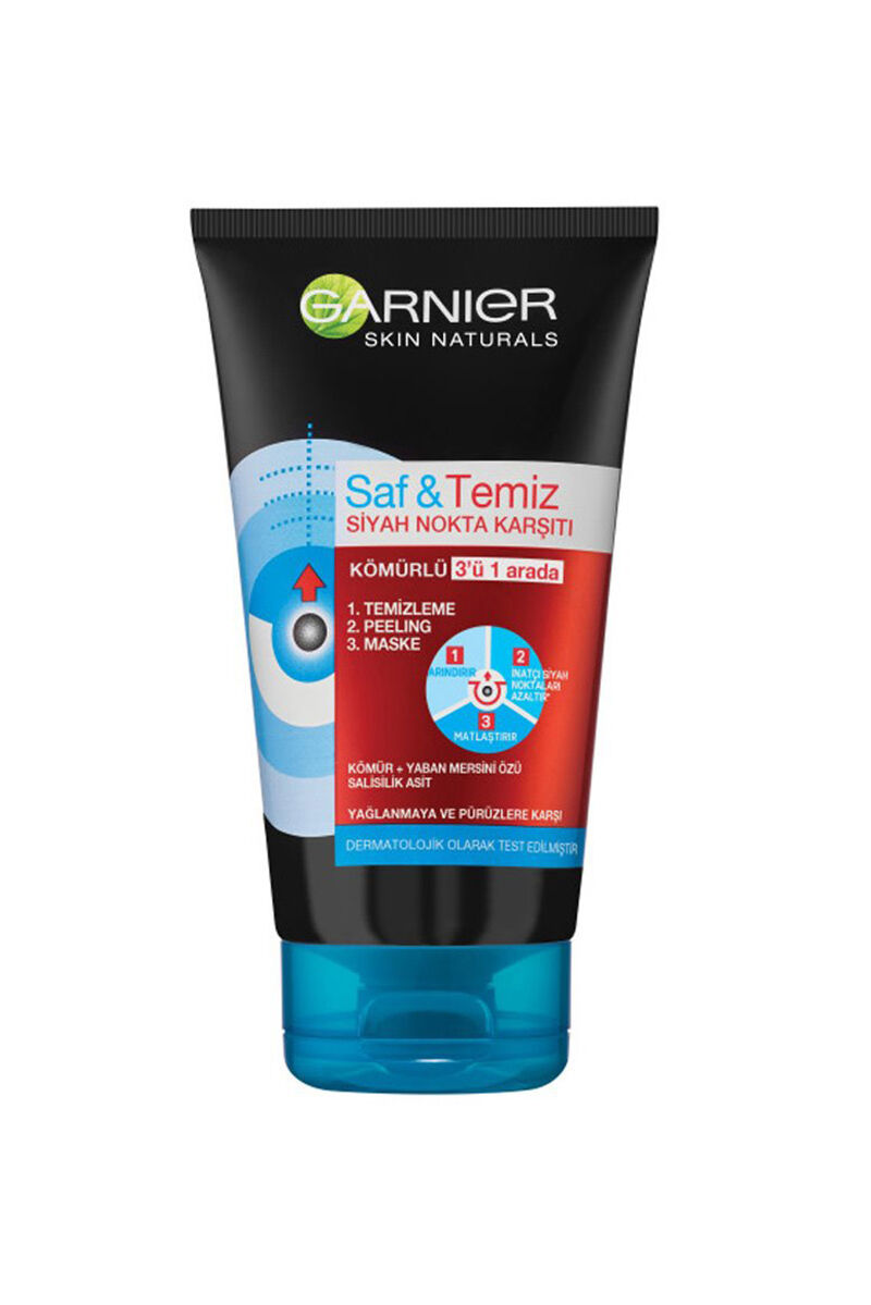 Garnier Saf-Temiz 150 Ml 3/1 Kömürlü Siyah Nokta Karşıtı