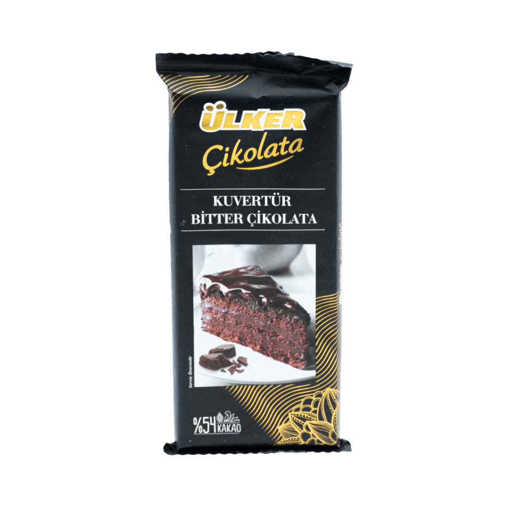 Ülker Tablet 200 Gr Kuvertür Bitter Çikolata