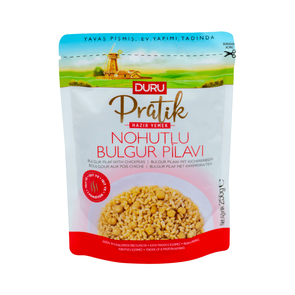 Duru Pratik Hazır Yemek 250 Gr Nohutlu Bulgur Pilavı