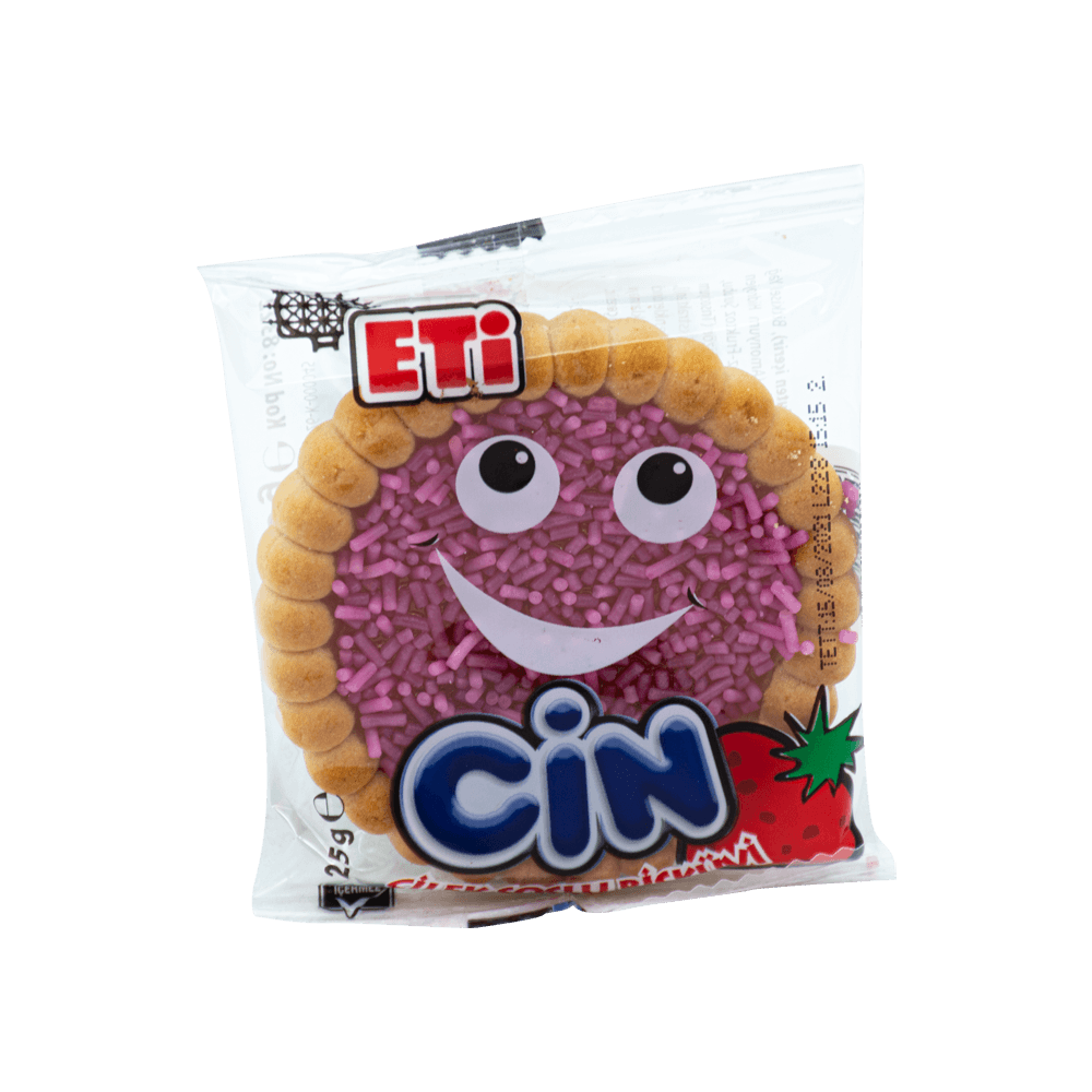 Eti Cin 25 Gr Çilekli