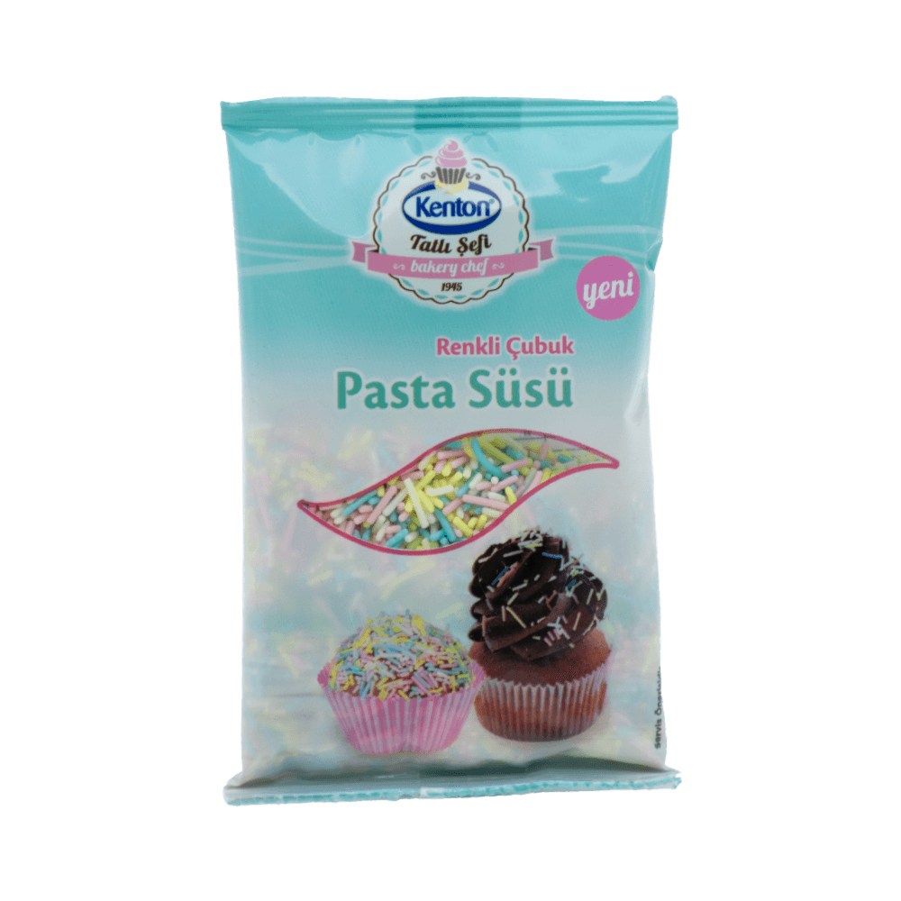 Kenton Pasta Süsü Çubuk 40 Gr Renkli