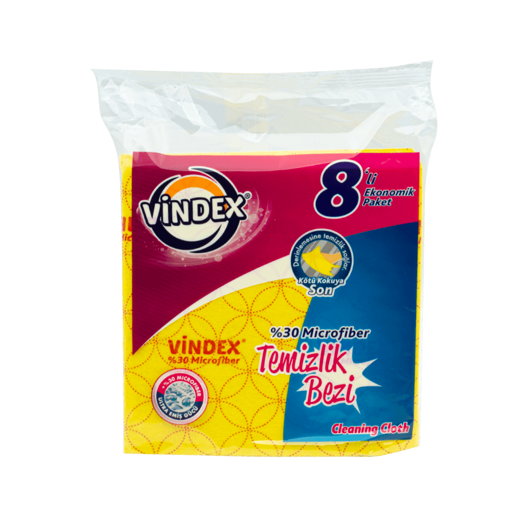 Vindex Temizlik Bezi 8'li Cleanin Cloth