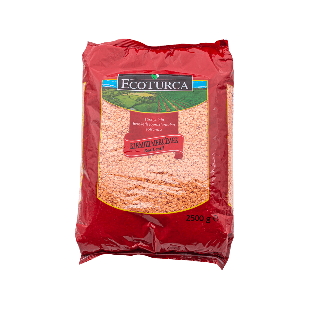 Ecoturca Kırmızı Mercimek 2,5 Kg