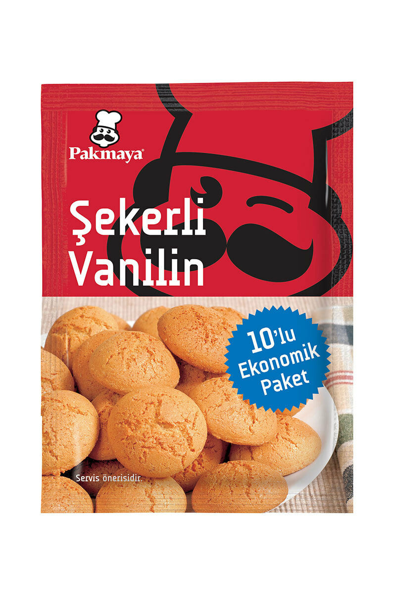 Pakmaya Şekerli Vanilin 10'lu