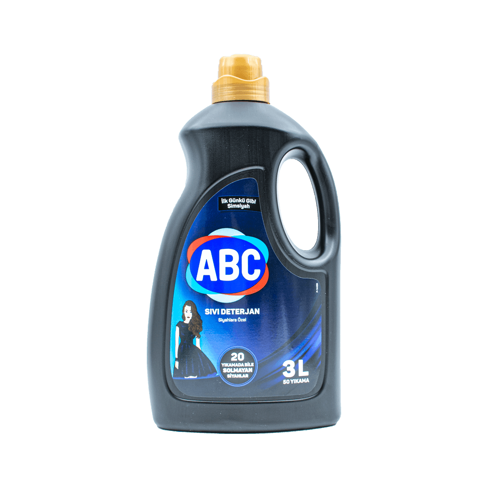 Abc Sıvı Çamaşır 3 Lt. Siyah 