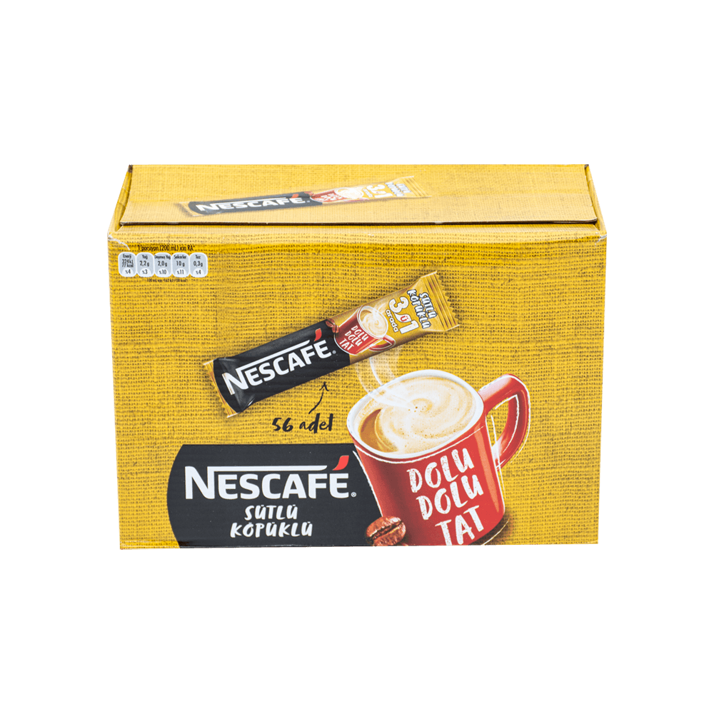 Nescafe 3 İn 1 Arada 56'li Sütlü Köpüklü 56x18 gr