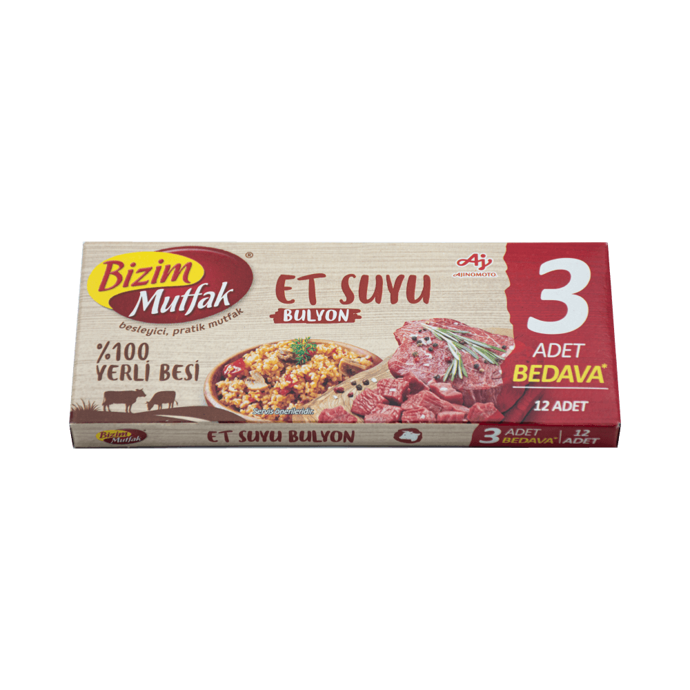 Bizim Bulyon 9+3'lü Et %100 Yerli Besi