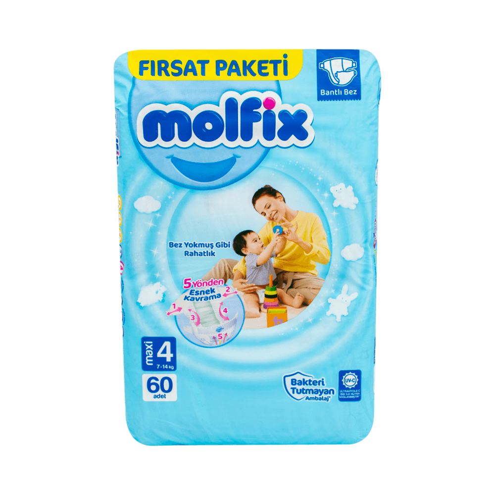 Molfix Fırsat Pk. Maxi 60'lı 7-14 kg 