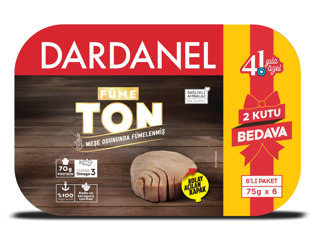Dardanel Ton 6x75 Gr Füme Ton