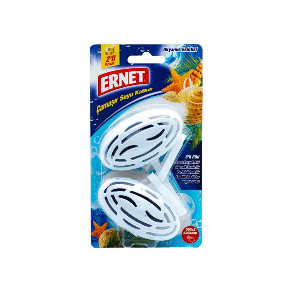 Ernet Klozet Bloğu 2X40 Gr Çamaşır Suyu Katkılı