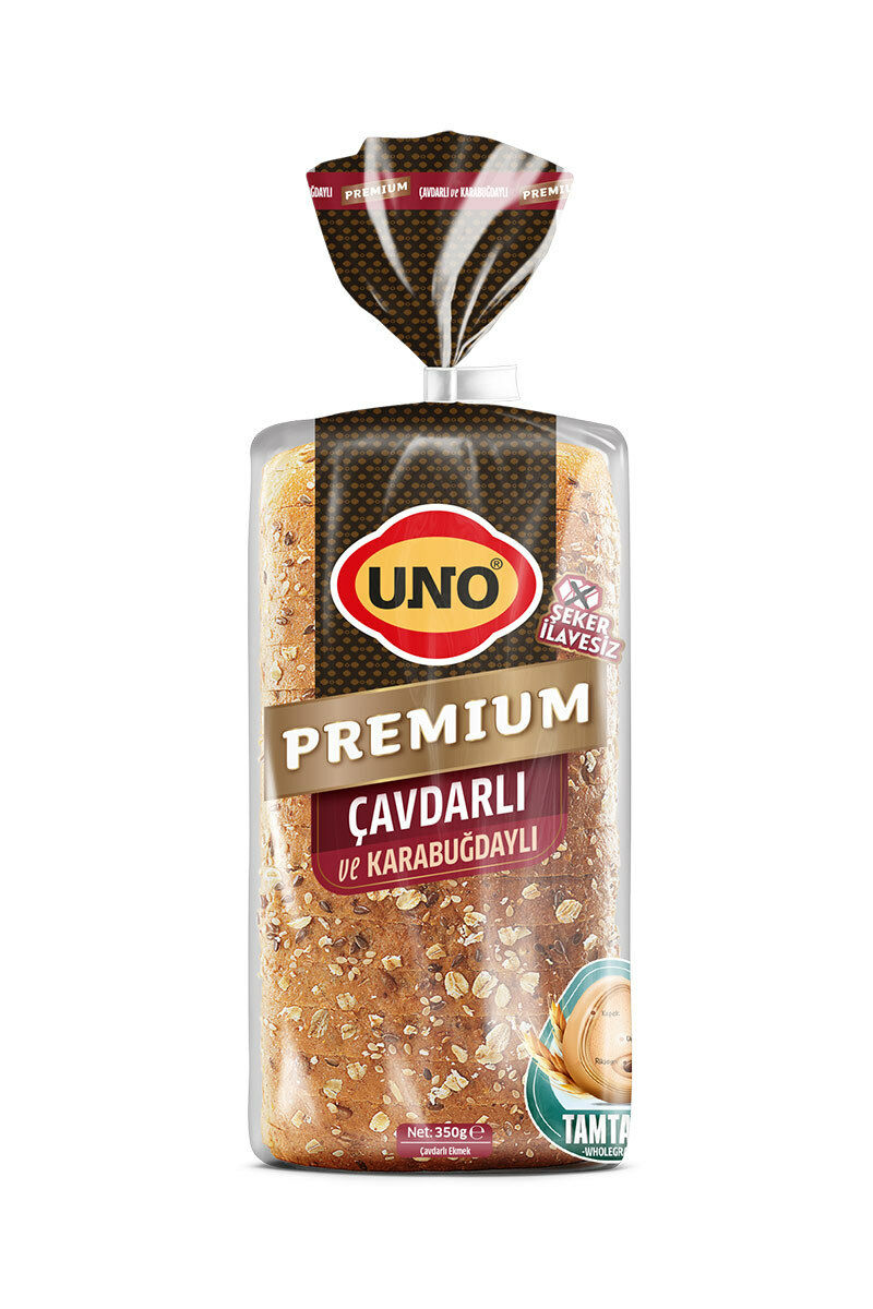 Uno Premium Çavdarlı ve Karabuğdaylı Ekmek 400 gr