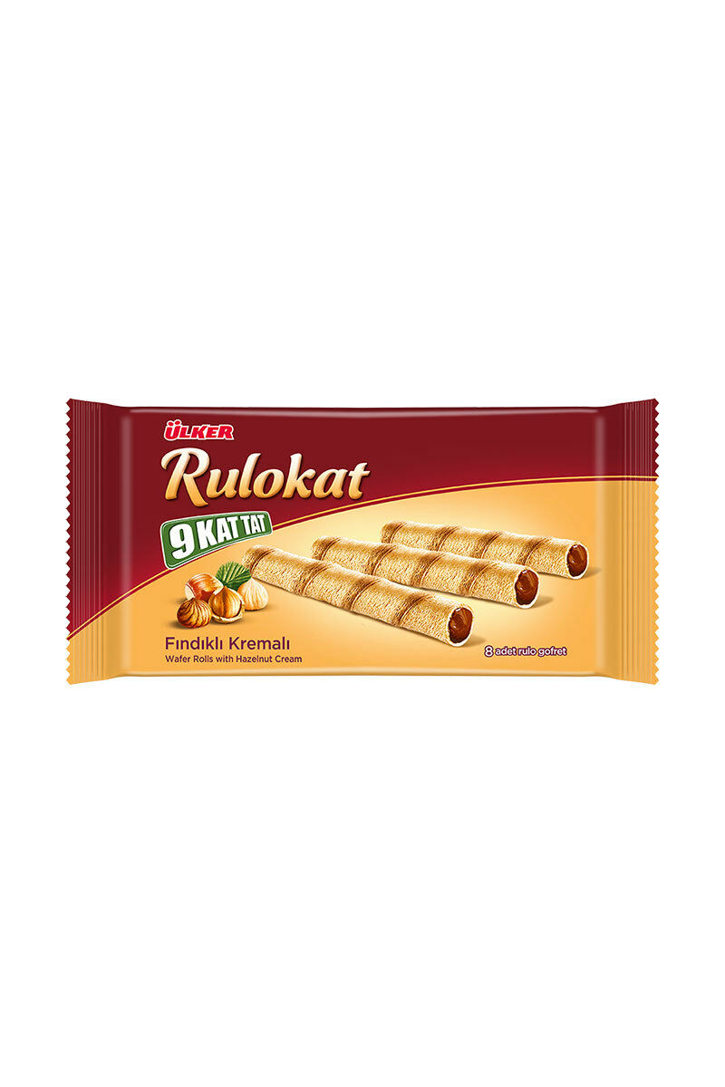 Rulokat 42 Gr Fındık Kremalı Rulo Gofret