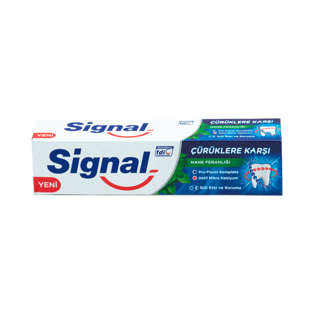 Signal 100 ml Çürüklere Karşı Nane Ferahlığı