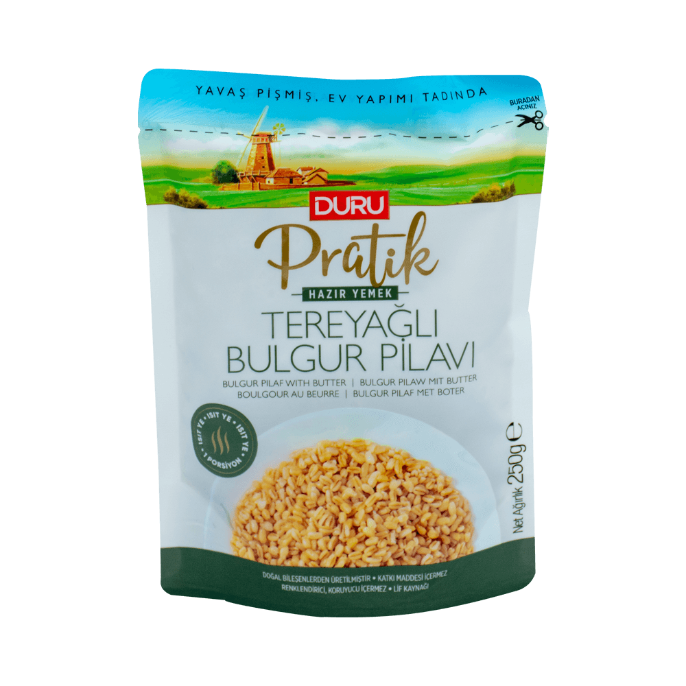 Duru Pratik Hazır Yemek 250 Gr Tereyağlı Bulgur Pilavı