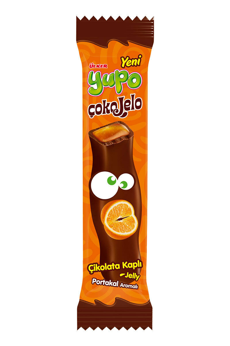 Yupo Çokojelo 20 Gr Portakal Aromalı Çikolata Kaplı