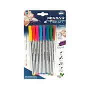 Pensan Triball 8'li Tükenmez Kalem Renkli