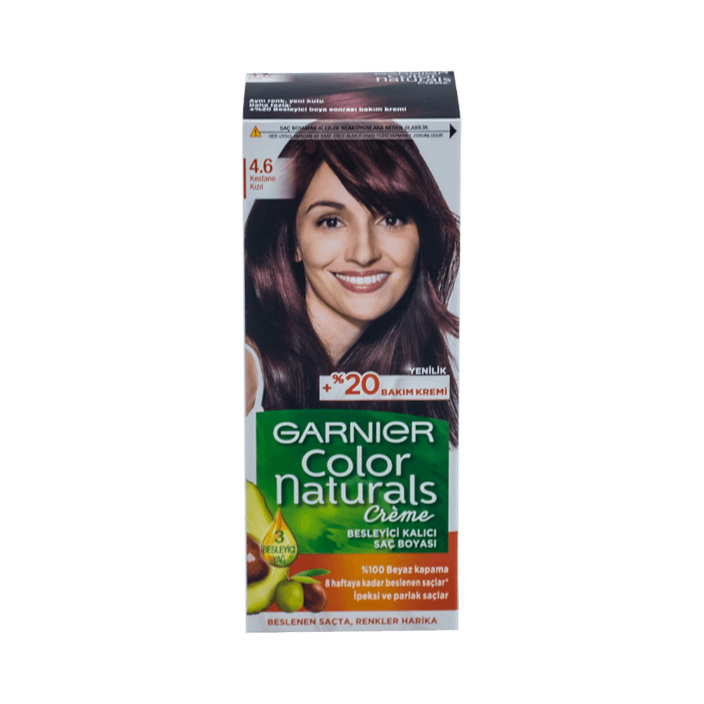 Garnier Color Naturals 4.6 Kestane Kızıl Saç Boyası