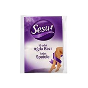 Sesu Ağda Bezi 10 'lu + 1 Spatula