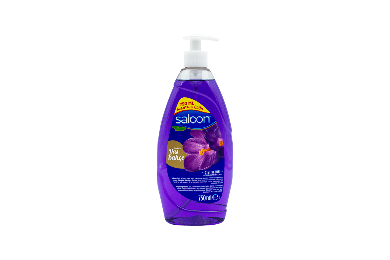 Saloon Sıvı Sabun 750 Ml Sultan Has Bahçe