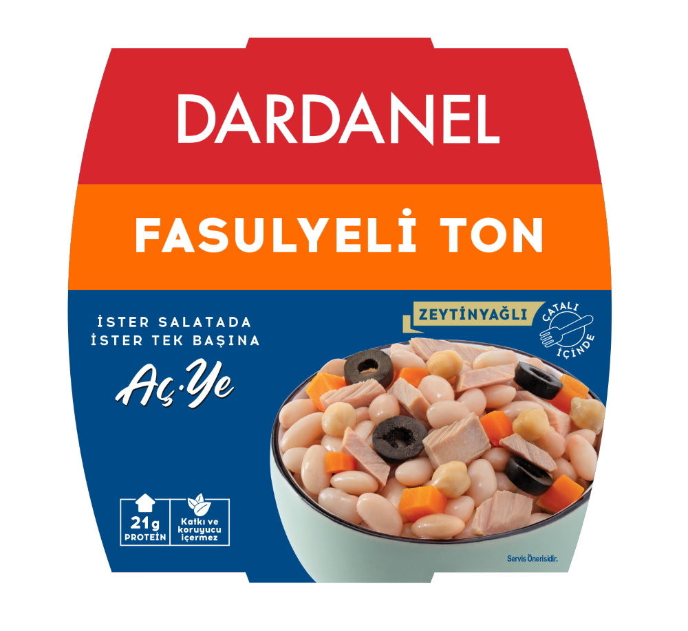 Dardanel Ton 160 Gr Fasulyeli Aç Ye
