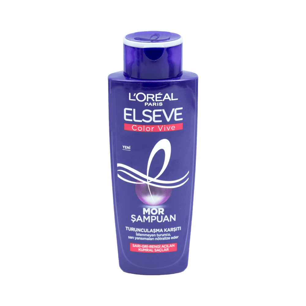 Elseve Mor Şampuan 200 Ml Turunculaşma Karşıtı
