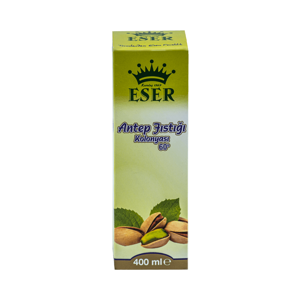 Eser Kokulu Kolonya 400 Cc Pvc E605 Antep Fıstığı