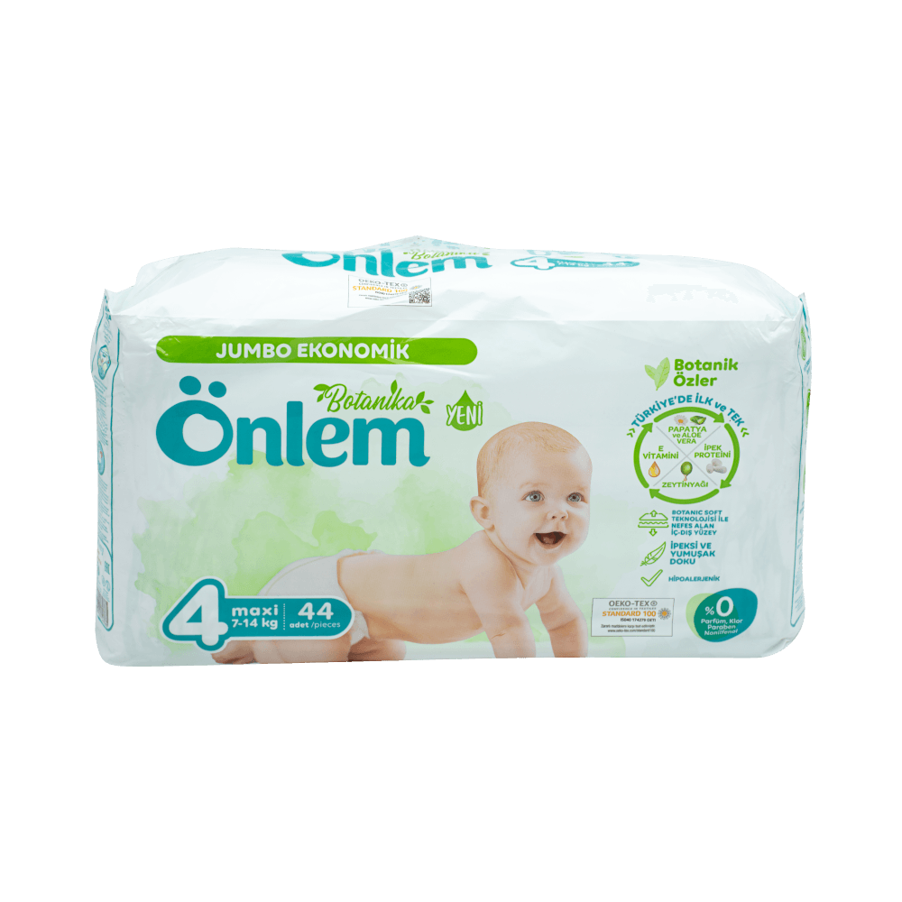 Önlem Jumbo Paket Maxi 44'lü 7-14 Kg 4 Numara