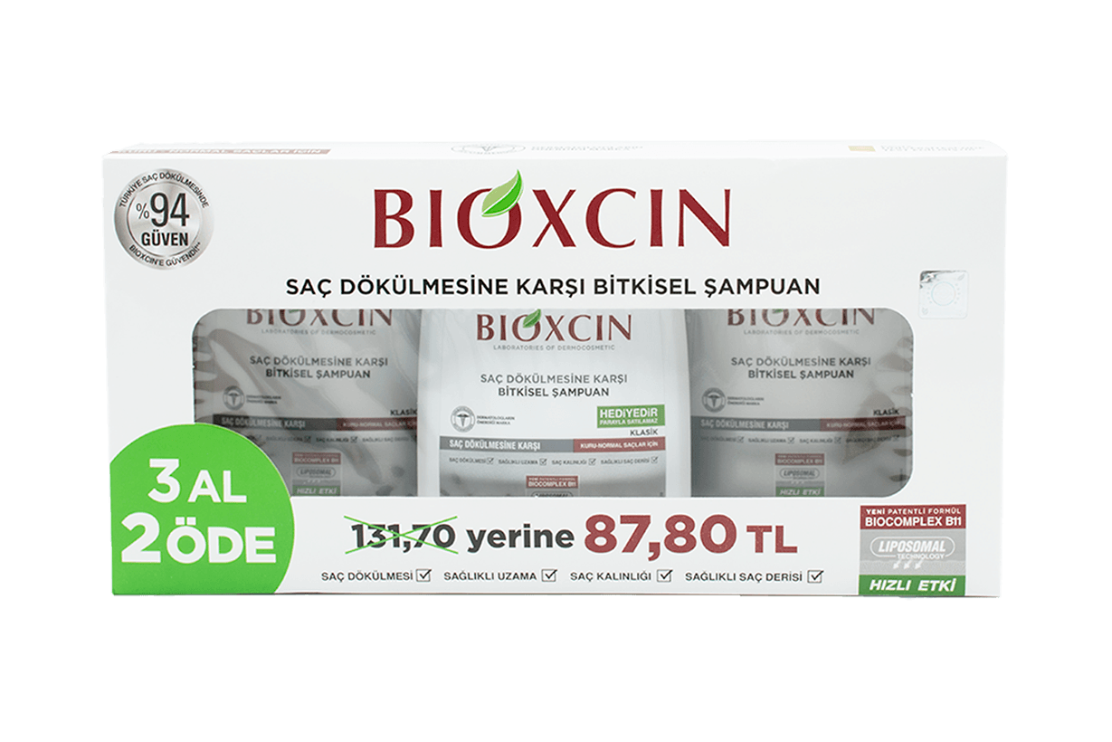 Bioxcin Şampuan 3x300 Ml