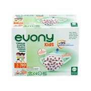 Evony Cerrahi Maske Lastikli 50'li Kids