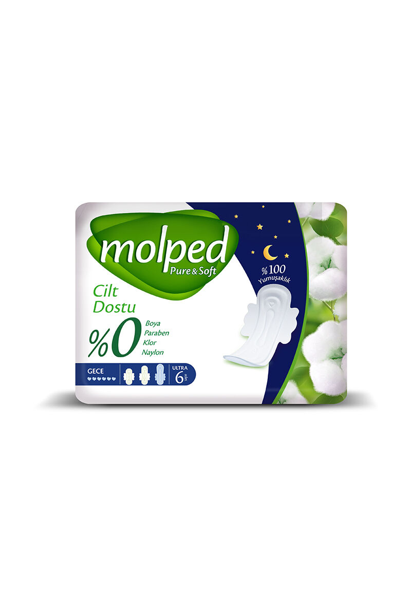 Molped Ultra Tekli Gece 6'lı Pure-Soft