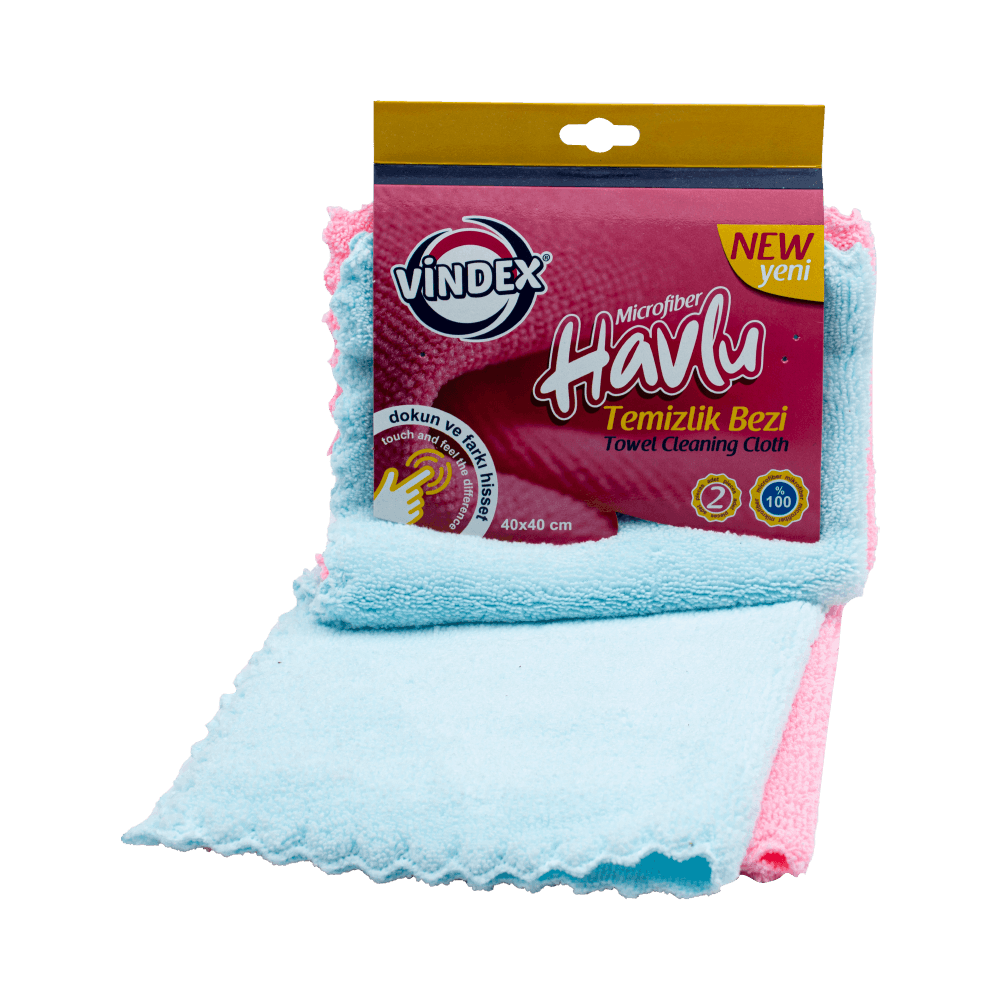 Vindex Mikrofiber Havlu 2'li 40x40 Cm
