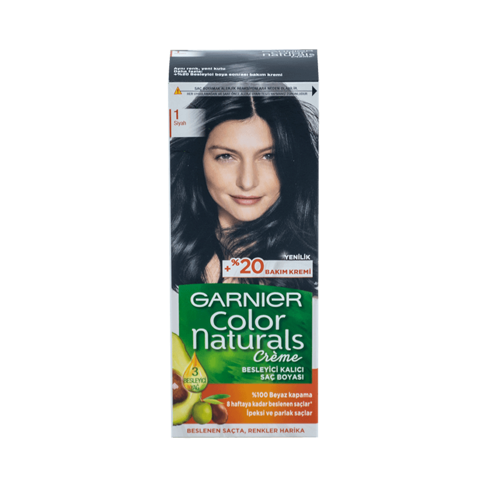 Garnier Color Naturals 1 Siyah Saç Boyası