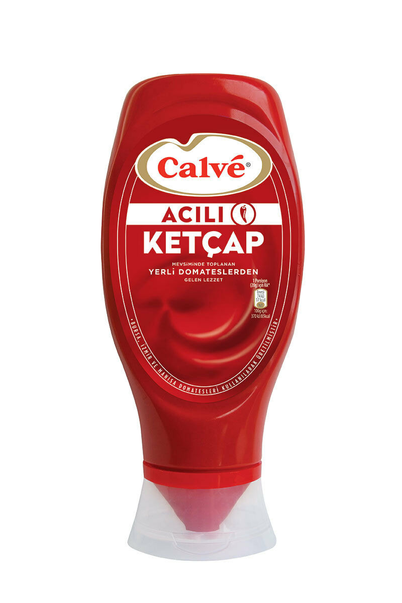 Calve Ketçap 400 Gr Acılı