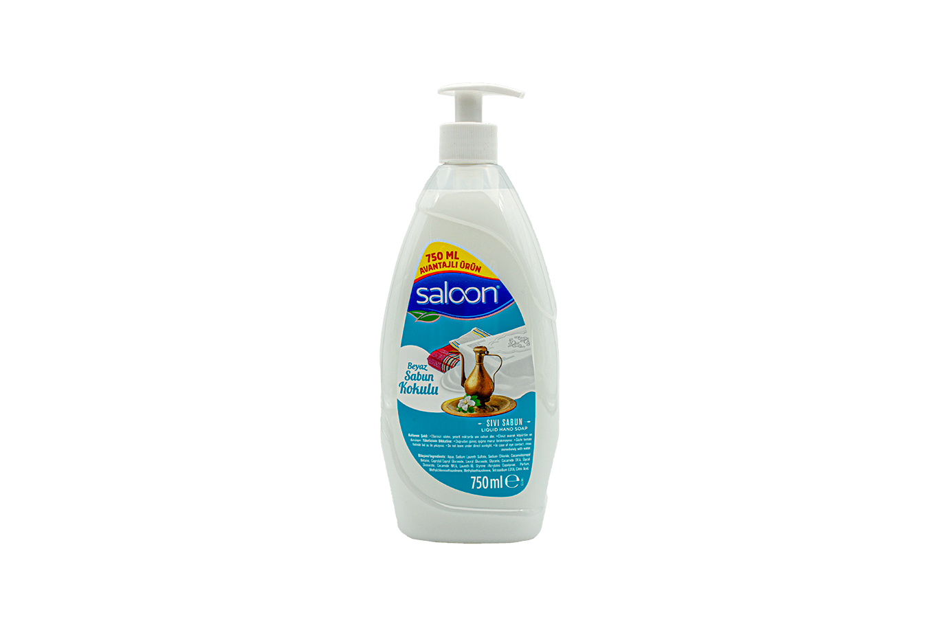 Saloon Sıvı Sabun 750 Ml Beyaz Sabun Kokulu